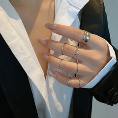 Zhang 7pcs Rings Set