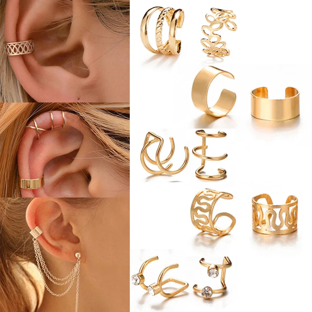 Min-seo Clip Earrings