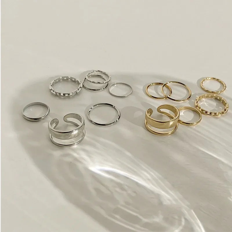 Zhang 7pcs Rings Set