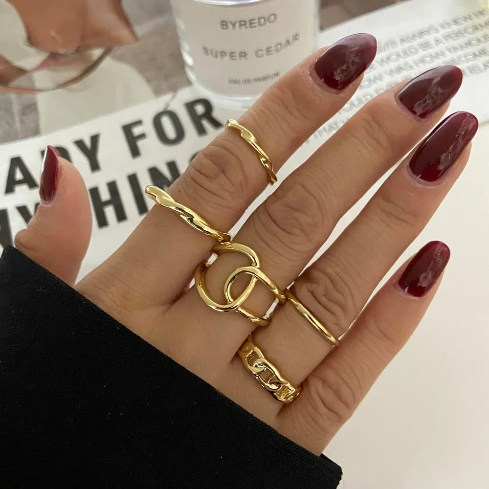 Zhang 7pcs Rings Set