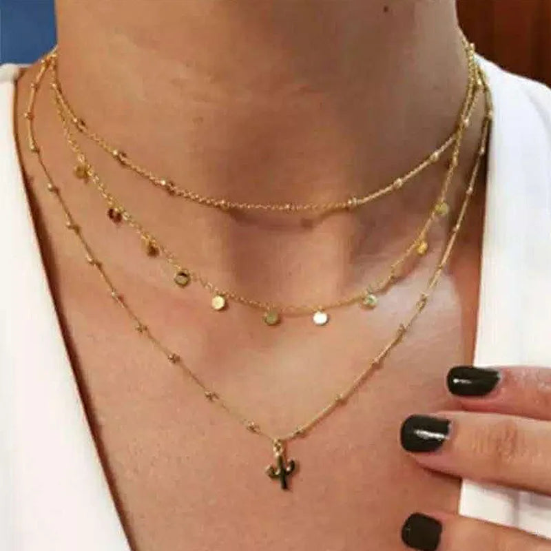 Qian Ming Multilayer Necklaces