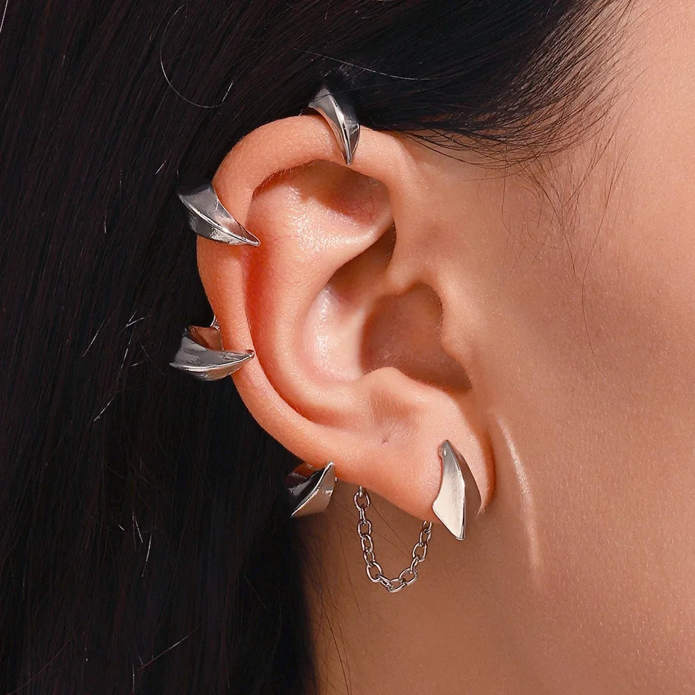 Mia Zhang Cuff Earrings