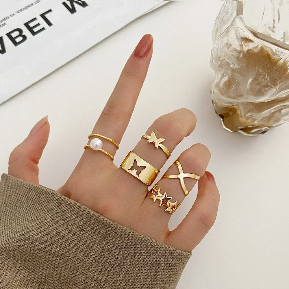 Zhang 7pcs Rings Set