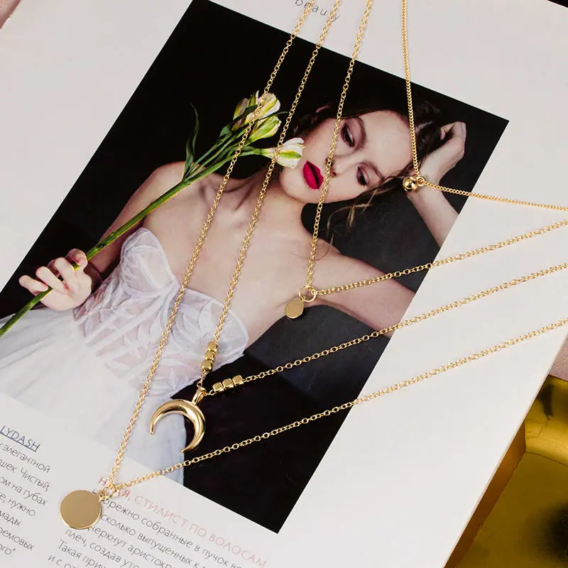 Qian Ming Multilayer Necklaces