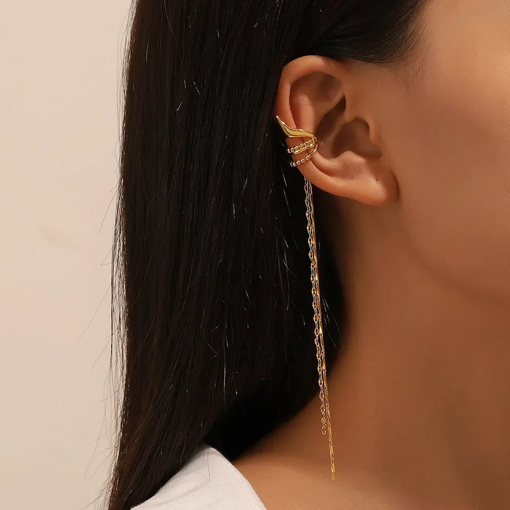 Mia Zhang Cuff Earrings