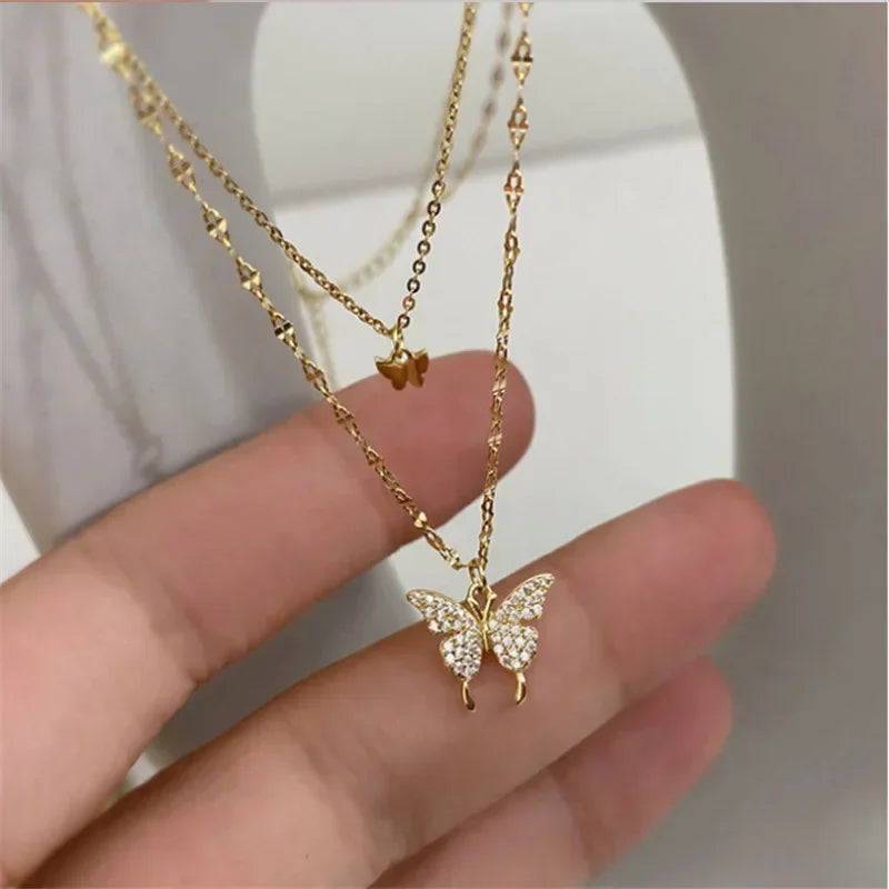 Wang Butterfly Necklaces