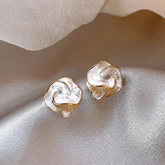 Crystal Bloom Stud Earrings