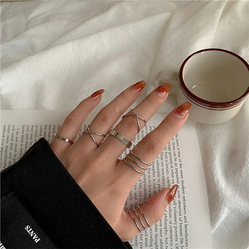 Zhang 7pcs Rings Set