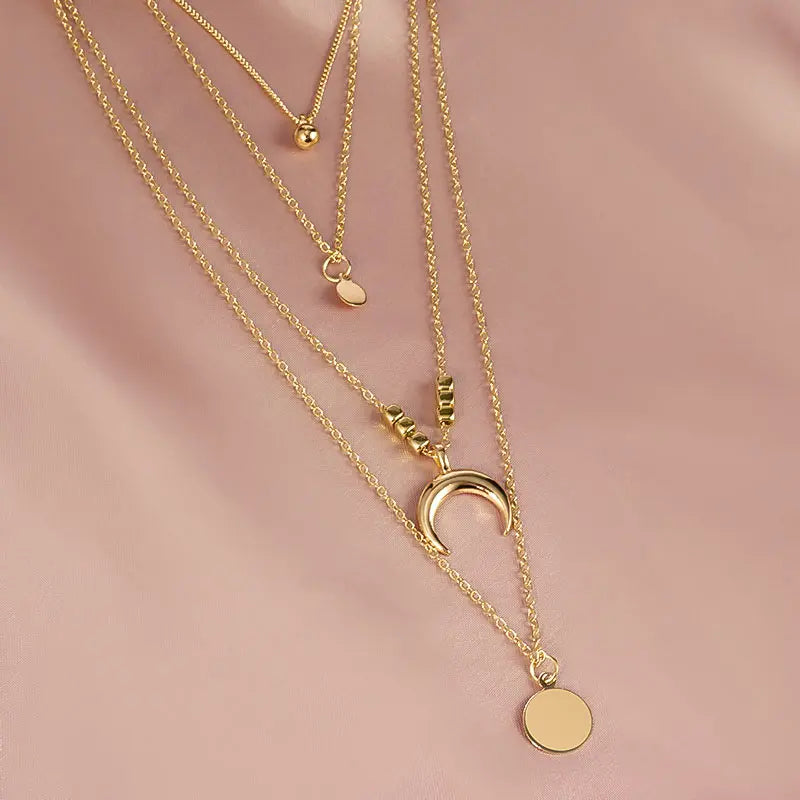 Qian Ming Multilayer Necklaces